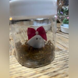 Small Pet Toy with Pink Bow